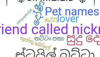 Segvārds - Sinhala