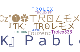 Segvārds - Trolex