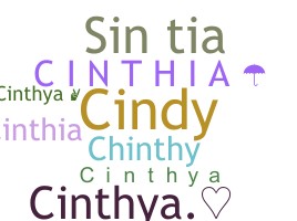 Segvārds - Cinthya