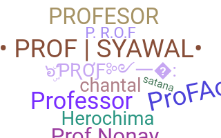 Segvārds - Prof