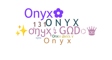 Segvārds - Onyx