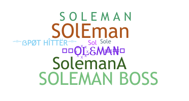 Segvārds - Soleman