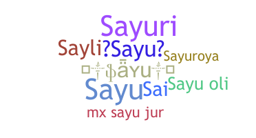 Segvārds - Sayu