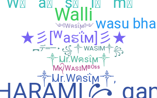 Segvārds - Wasim