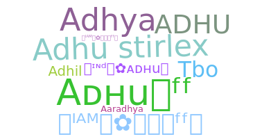 Segvārds - Adhu