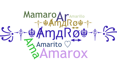 Segvārds - Amaro