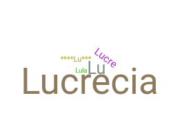 Segvārds - Lucrecia