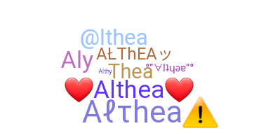 Segvārds - Althea