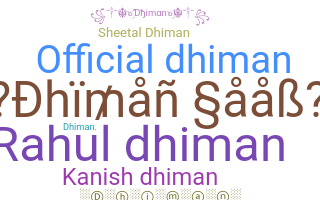 Segvārds - Dhiman