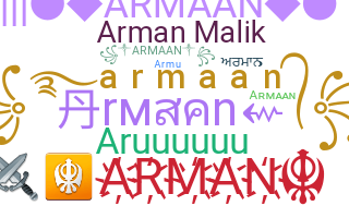 Segvārds - Armaan