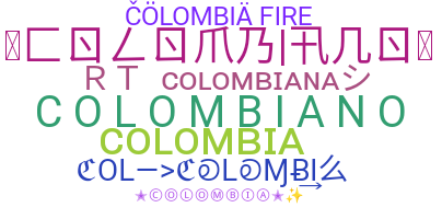 Segvārds - colombia