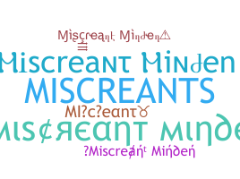 Segvārds - MIScreant