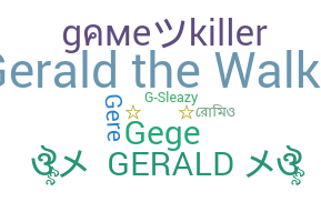 Segvārds - Gerald