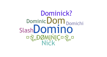 Segvārds - Dominick