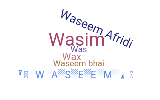 Segvārds - Waseem