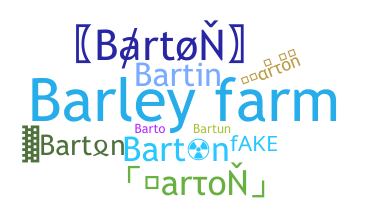 Segvārds - Barton