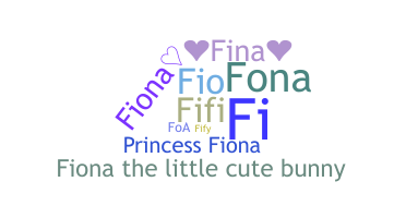 Segvārds - Fiona