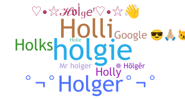 Segvārds - Holger