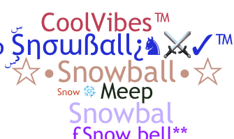 Segvārds - Snowball