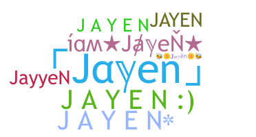 Segvārds - Jayen