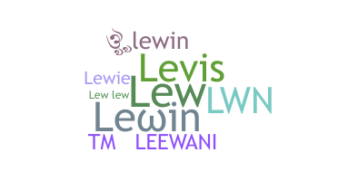 Segvārds - Lewin