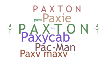 Segvārds - Paxton