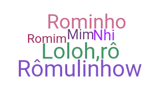 Segvārds - Romulo