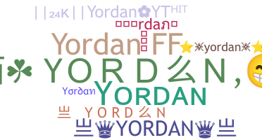 Segvārds - Yordan