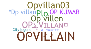 Segvārds - Opvillan