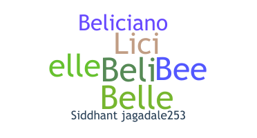 Segvārds - Belicia