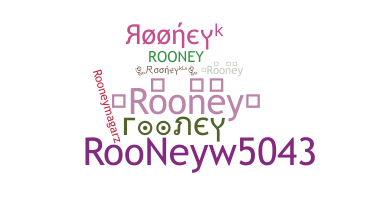 Segvārds - Rooney