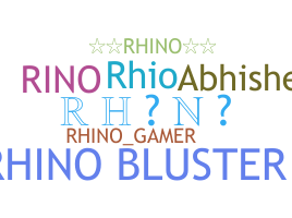 Segvārds - Rhino