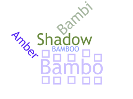 Segvārds - Bambo