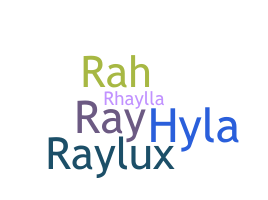 Segvārds - Rayla