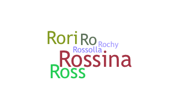 Segvārds - Rossana