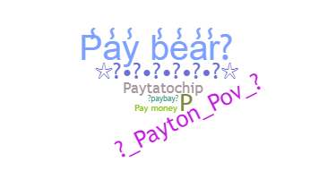 Segvārds - Payton