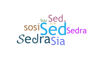 Segvārds - Sedra