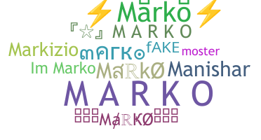 Segvārds - Marko