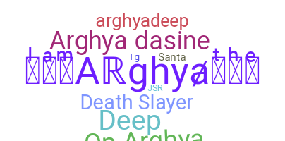 Segvārds - Arghya
