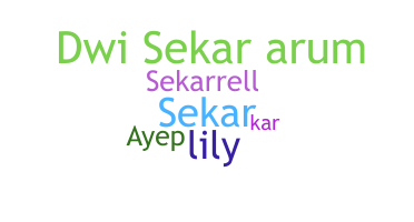 Segvārds - Sekar