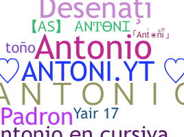 Segvārds - Antoni