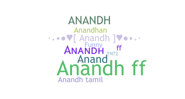 Segvārds - Anandh