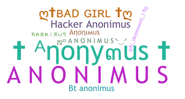 Segvārds - Anonimus