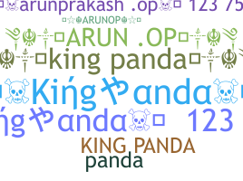 Segvārds - KingPanda