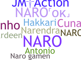 Segvārds - Naro