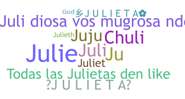 Segvārds - Julieta
