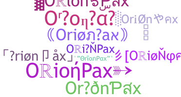 Segvārds - OrionPax