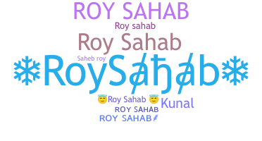 Segvārds - RoySahab