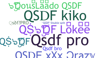 Segvārds - QSDF
