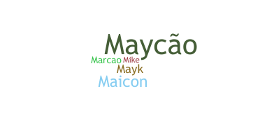 Segvārds - Maycon